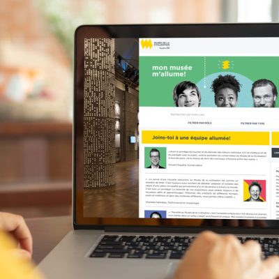 Agence sept24 | Communications marketing - Mcivilisation Mockup laptop