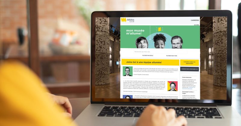 Agence sept24 | Communications marketing - Mcivilisation Mockup laptop