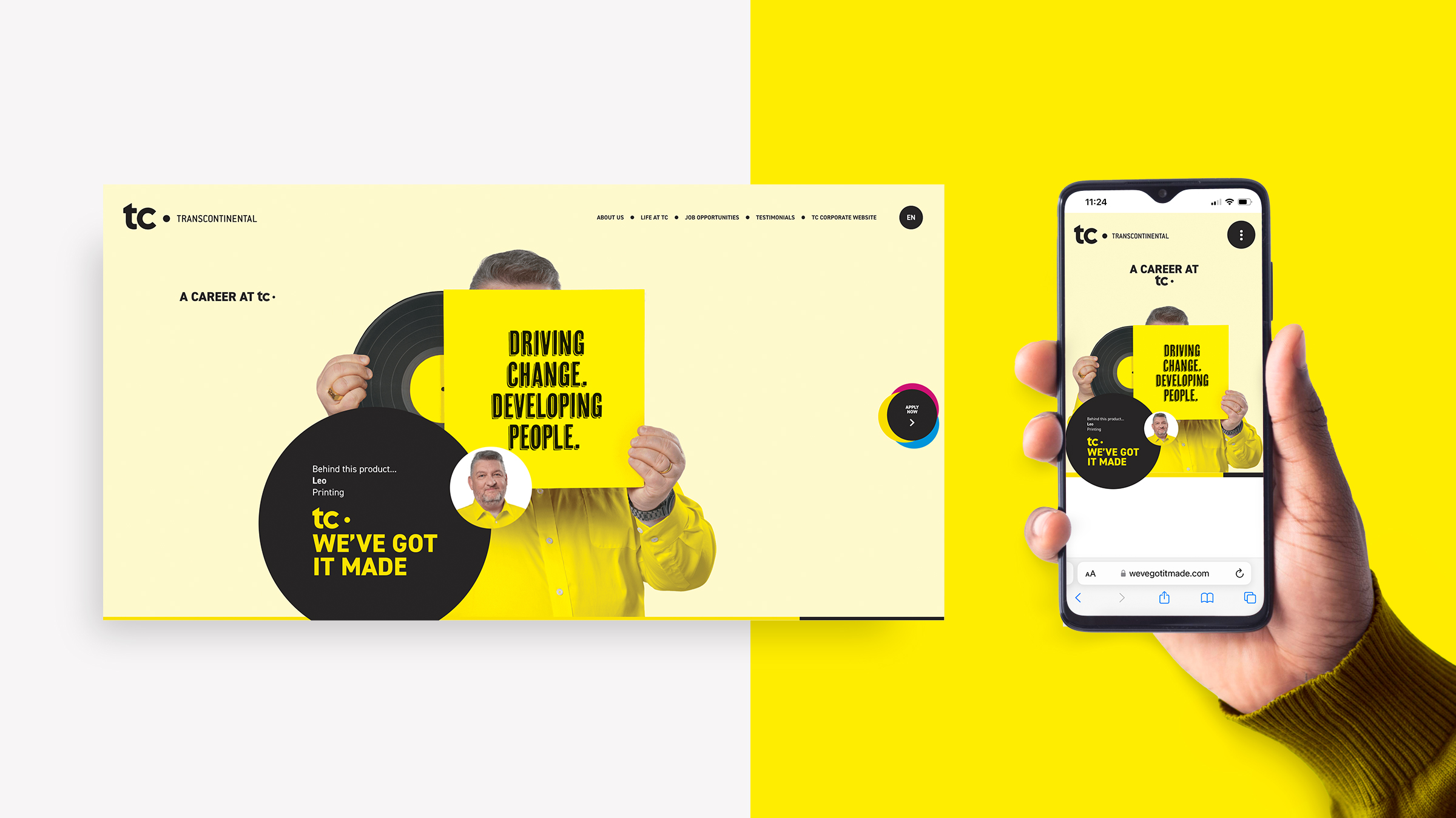 Site carrière de tc • transcontinental