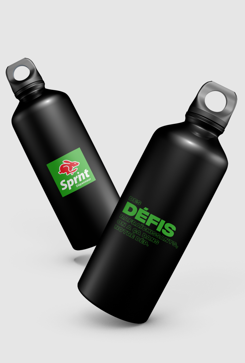 Bouteille d'eau - Sprint et sa marque employeur