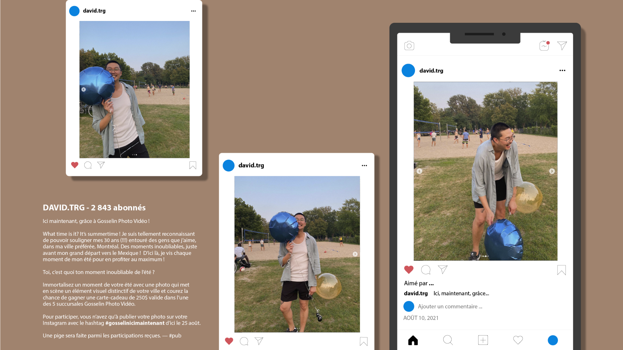 Campagne d'influence Gosselin Photo