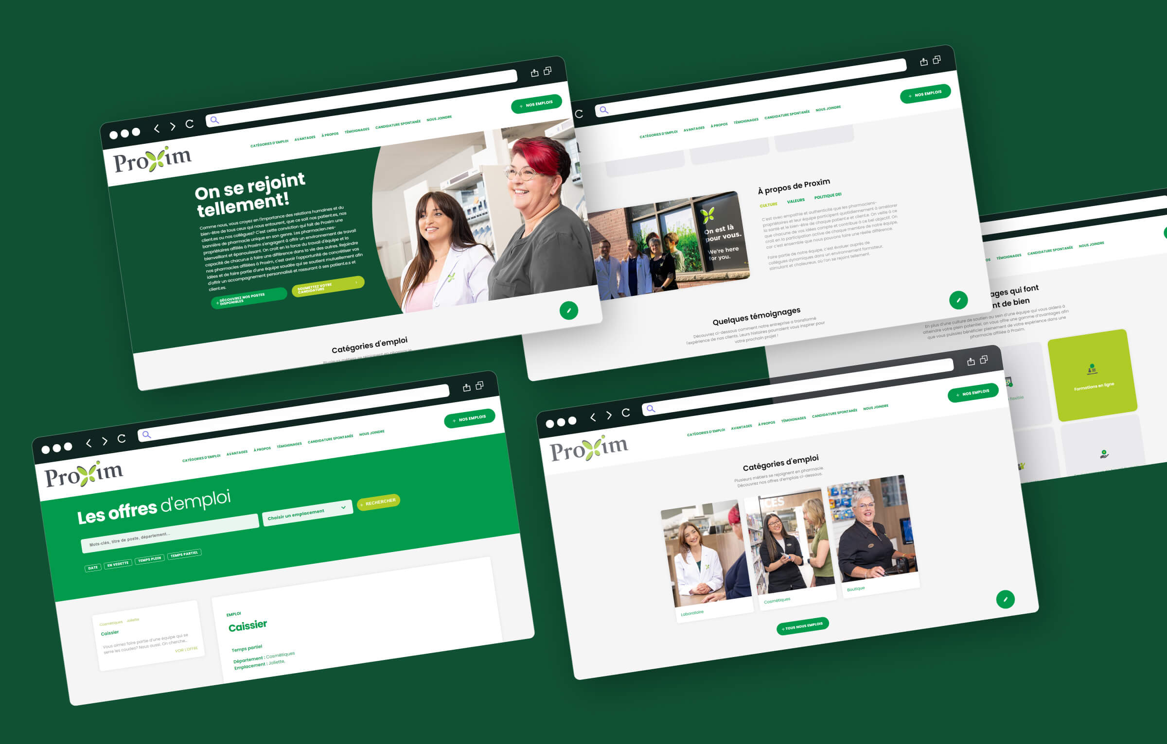 Site carrieres pour Proxim