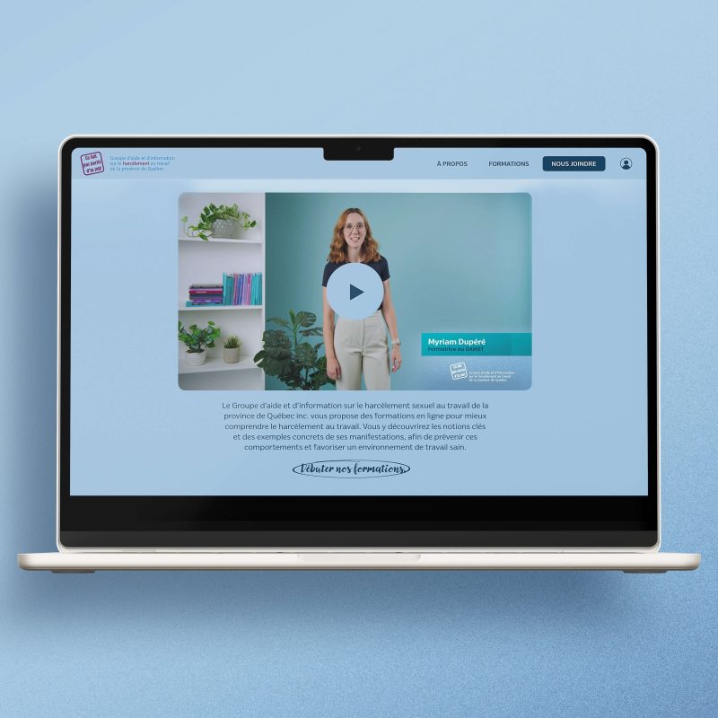 GAIHST - Conception d'une plateforme de formation en ligne